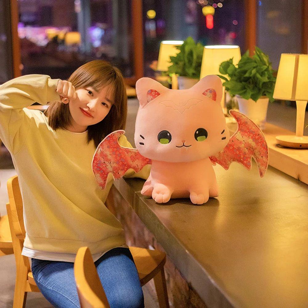 Đồ Chơi Nhồi Bông Mềm Mại Hình Mèo Đeo Kimono Nhật Bản REBUY1