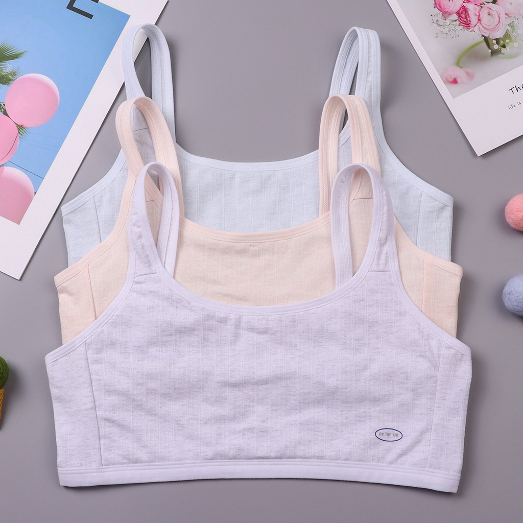 Áo bra cho bé gái tuổi dậy áo lót học sinh cấp 2 cấp 3 không đệm từ 35-55kg 703