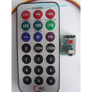 Module thu hồng ngoại + Remote IR1838