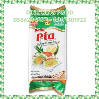 Bánh Pía Dứa Sầu Riêng Trứng 2 Sao 400g [4 BÁNH] Tân Huê Viên| Đậu Xanh Dứa| Pía Sóc Trăng | Ăn Vặt - DING DING FOOD