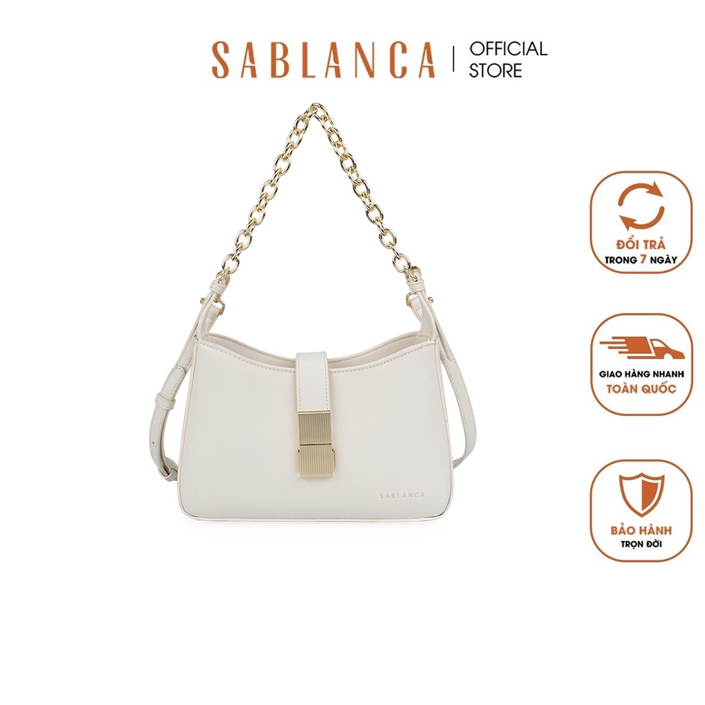 Túi handbag nữ phối khóa kim loại SABLANCA 5051HB0161