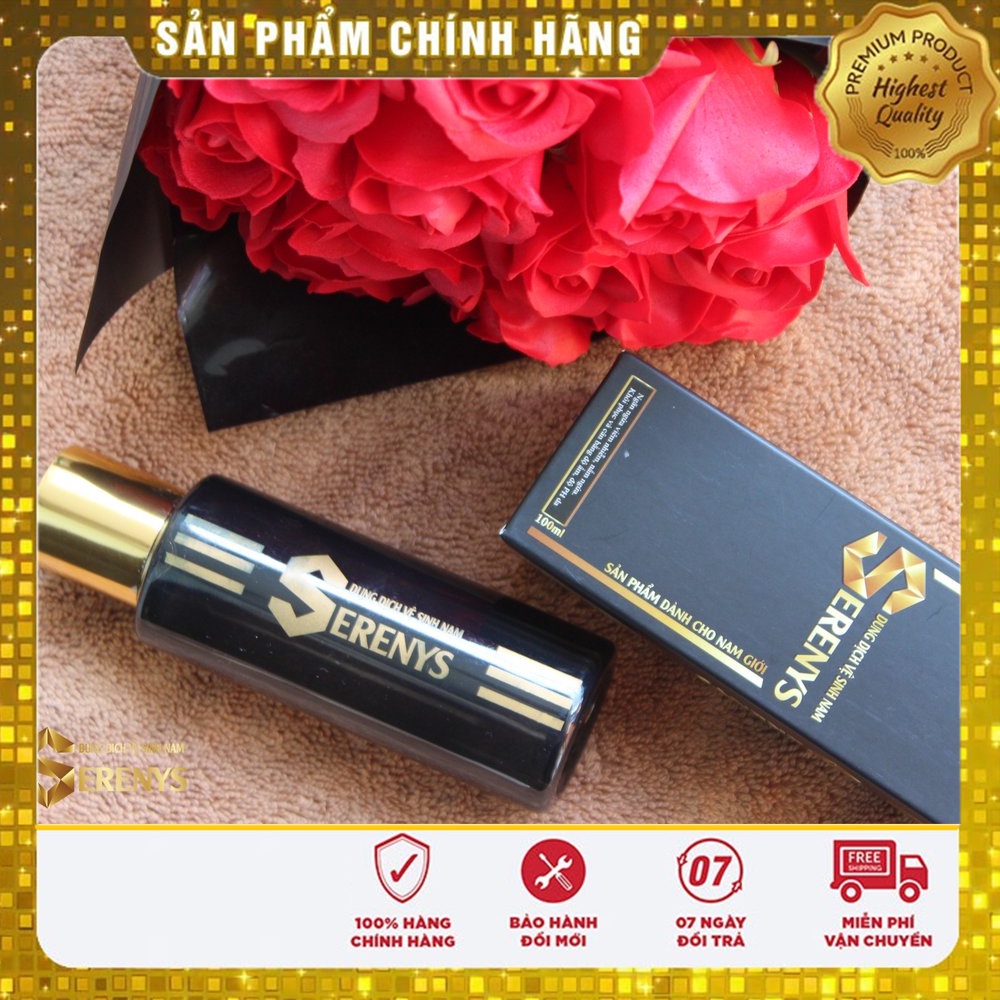 Vệ Sinh Nam Giới Dung Dịch Vệ Sinh Bọt Vệ Sinh Cho "Ciu" Giúp Khử Mùi Hôi Kháng Khuẩn Vùng Kín Serenys 100ml