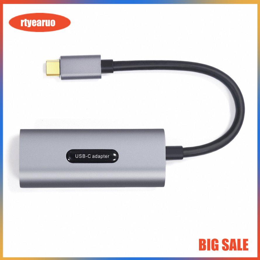 4K UHD 1080P 3-in-1 Type C To VGA HDMI Adapter Thunderbolt 3 For MacBook