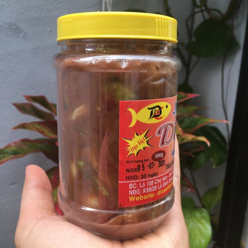 Mắm dưa Dì Cẩn mắm dưa thập cẩm gồm dưa gang đu đủ trộn kèm mắm nêm