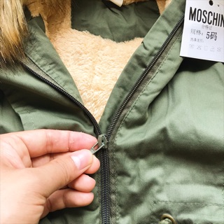 Áo Khoác Parka Lót Lông