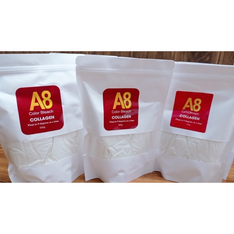 Bột Tẩy Tóc colagen A8 - Tẩy Êm Không Xót - Không Xơ Tóc - Lên Tông Nhanh