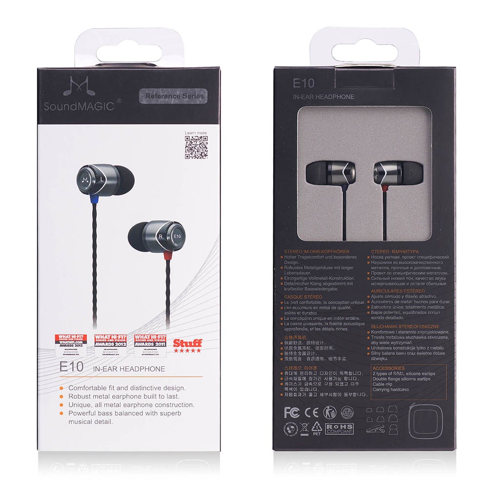 Tai nghe nhét tai soundmagic e10 chống ồn âm thanh sống động