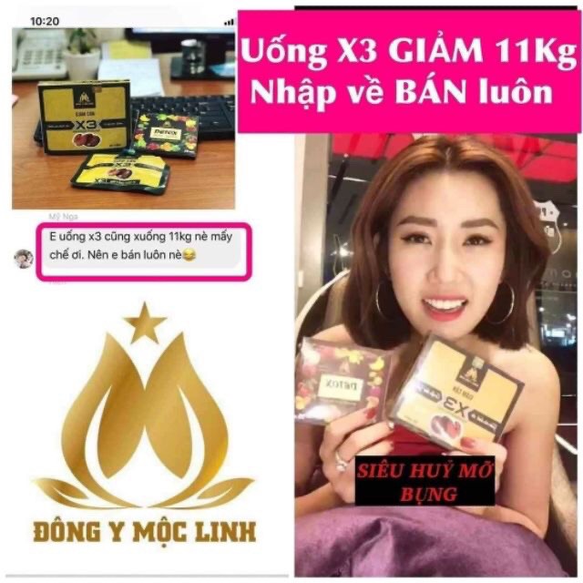 Giảm cân Slim X3 Giảm Mạnh Cho Cơ Địa Lờn Thuốc