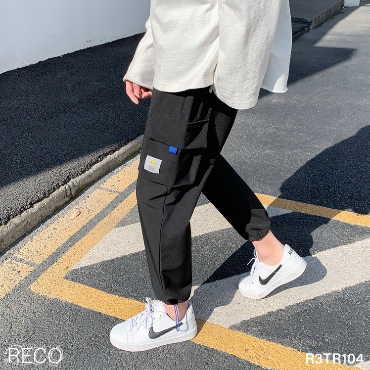 Quần vải nam Hàn Quốc cao cấp dáng rộng Trousers Loose R3TR104 Unisex