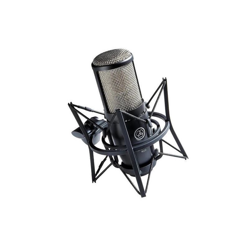 Micro AKG P220 - Micro Vocal Condenser Thu Âm Phòng Studio - Chính Hãng Áo  - Tặng Dây Mic Canon