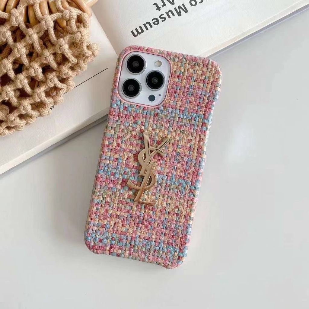 Ốp Điện Thoại Họa Tiết yslca Cho Iphone 14 pro max 12 pro max 11 pro max xs max xr x 13promax 14 pro 14 plus
