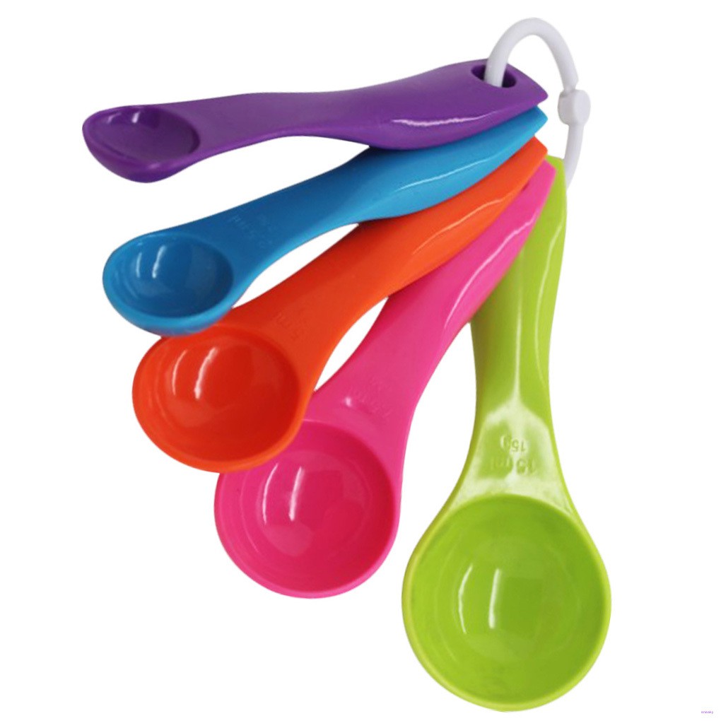 Bộ 5 Muỗng Đo Lường Tiện Dụng Bằng Nhựa