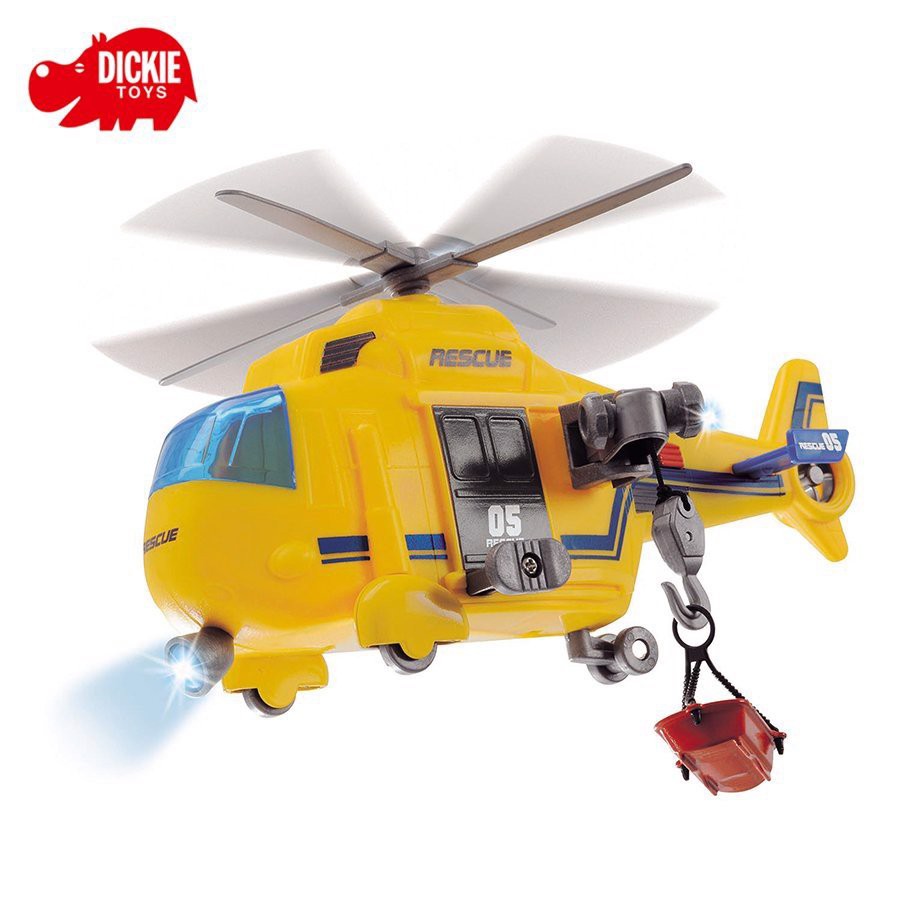 Đồ chơi bé trai tiNiToy trực thăng cứu hộ Rescue Copte Dickie Toys 203302003