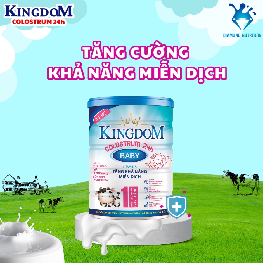 Sữa Bột KingDom Colostrum 24h Baby400g