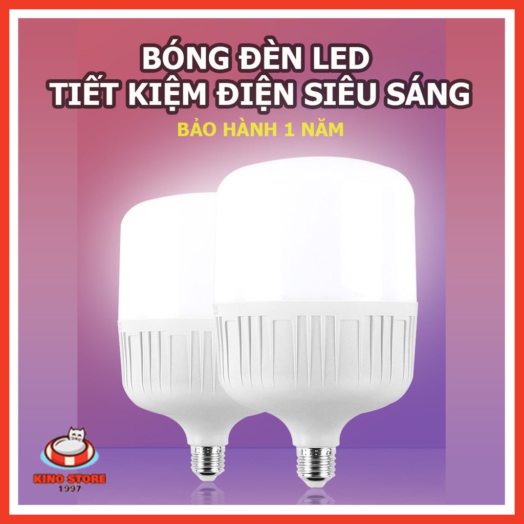 Bóng Đèn Led Trụ Tiết Kiệm Điện 5w-10w-15w-20w-30w-40w-50w Bảo Hành 12 Tháng