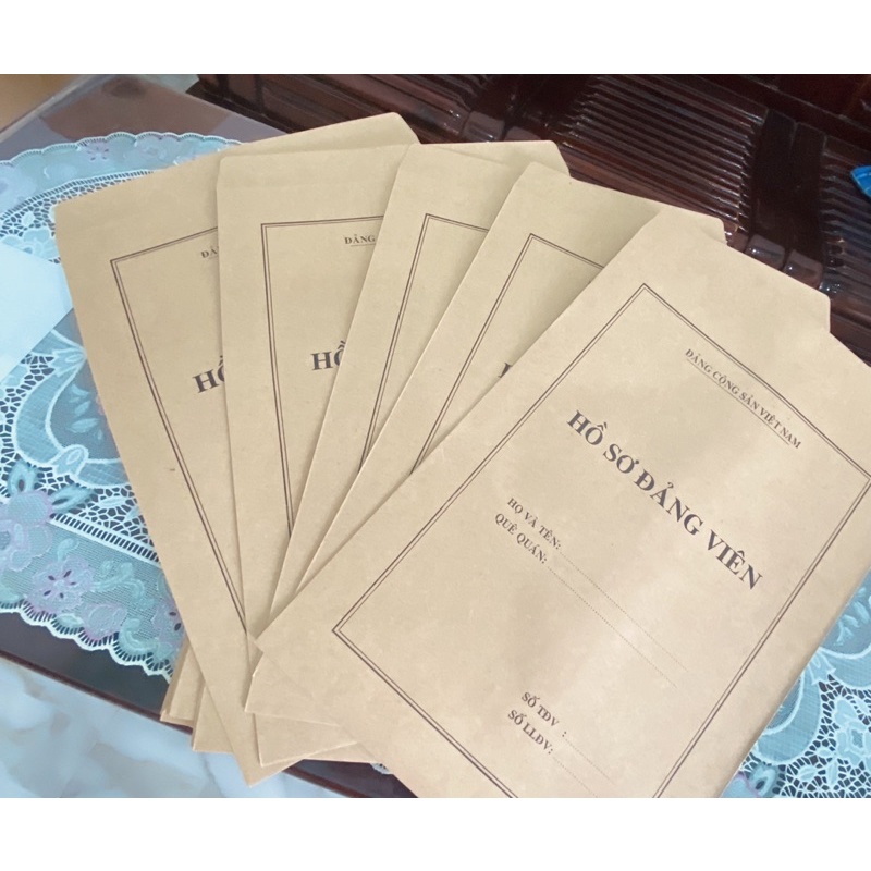 Combo 5 Túi Hồ Sơ Đảng Viên