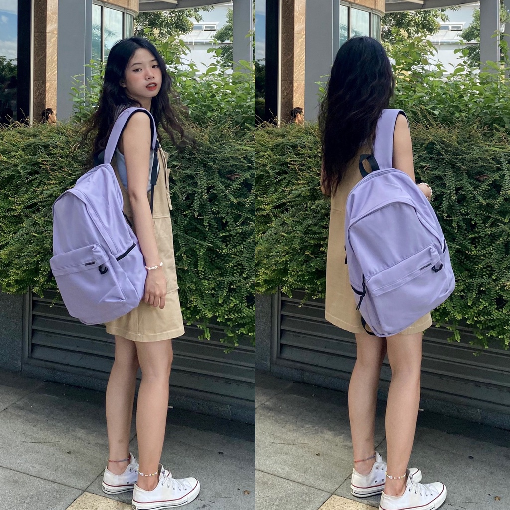Balo nam nữ đi học thời trang cao cấp cá tính vải dù mềm size lớn (LOUF2 BACKPACK)