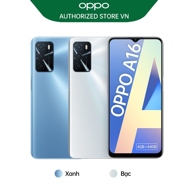 [Mã ELMALL1TR giảm 5% đơn 3TR] Điện thoại OPPO A16 4GB - Hàng chính hãng