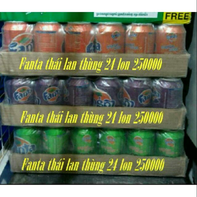 [FREESHIP 99K TOÀN QUỐC Nước ngọt Fanta thái lan