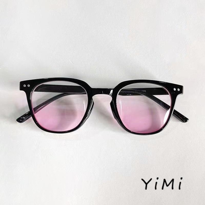 Mắt Kính Gọng Tròn Màu Đen Thời Trang Cho Nữ