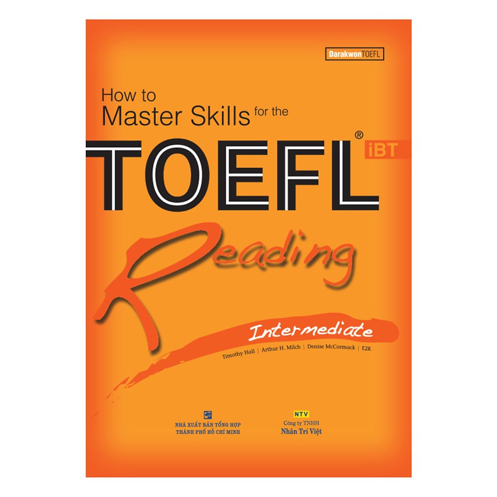 Sách - How To Master Skills For The TOEFL iBT: Reading Intermediate - NTV