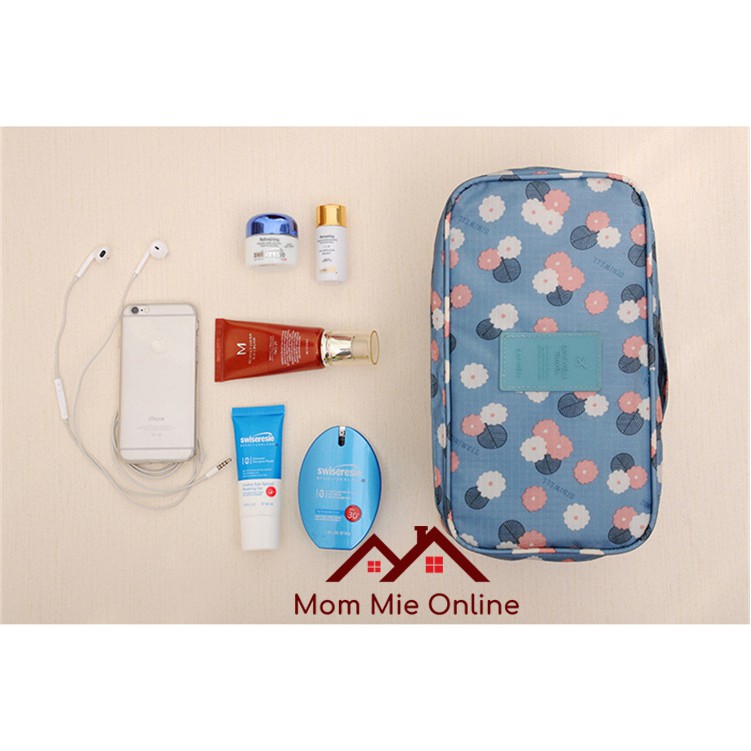 Túi đựng đồ lót cá nhân du lịch hoa văn chống thấm - T002