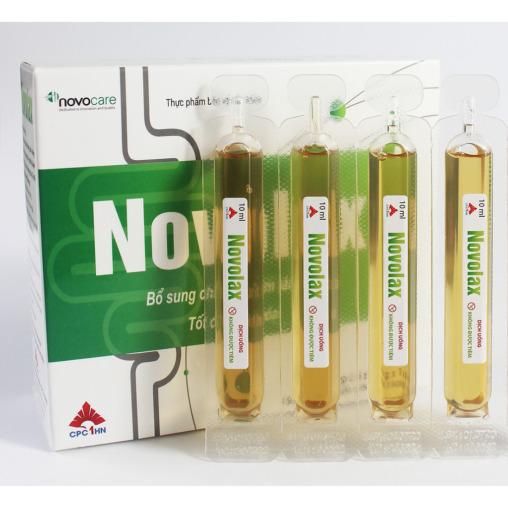 Novolax – Bổ sung chất xơ hòa tan hỗ trợ giảm táo bón, bổ sung chất xơ giúp nhuận tràng