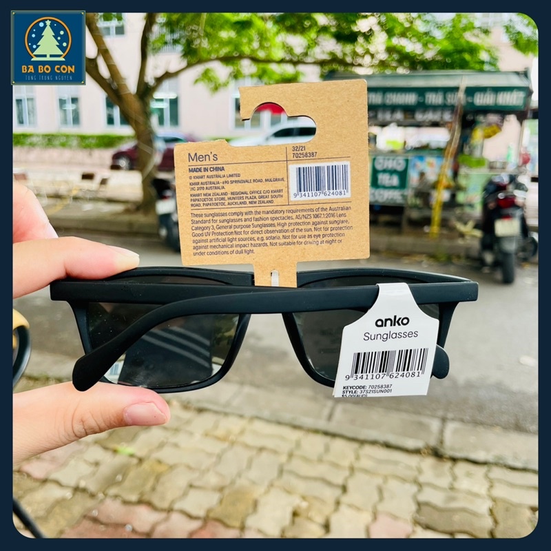 Kính tráng gương Nam Anko, thương hiệu nội địa Úc ( tặng kèm hộp đựng kính và khăn lau kính)