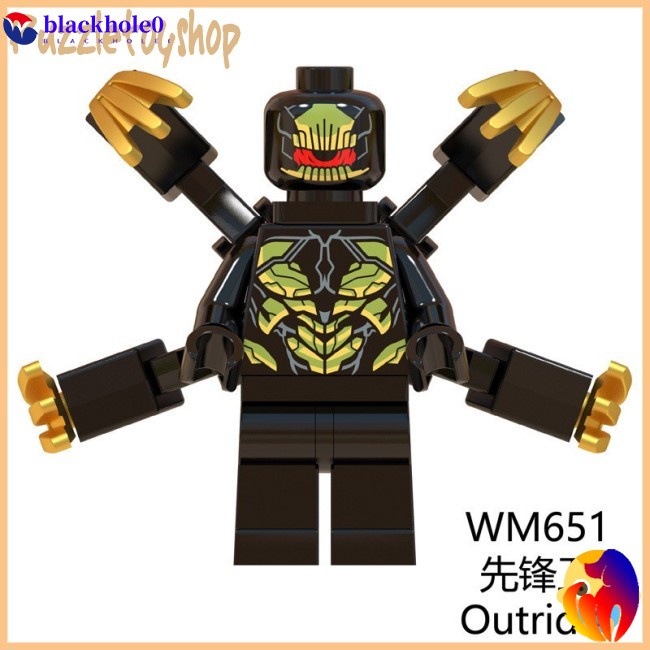 BH Lego Hulk Outrider Iron Man Thor Spiderman Thanos Avengers Minifigures Building Blocks Toys Compatible Lego Marvel