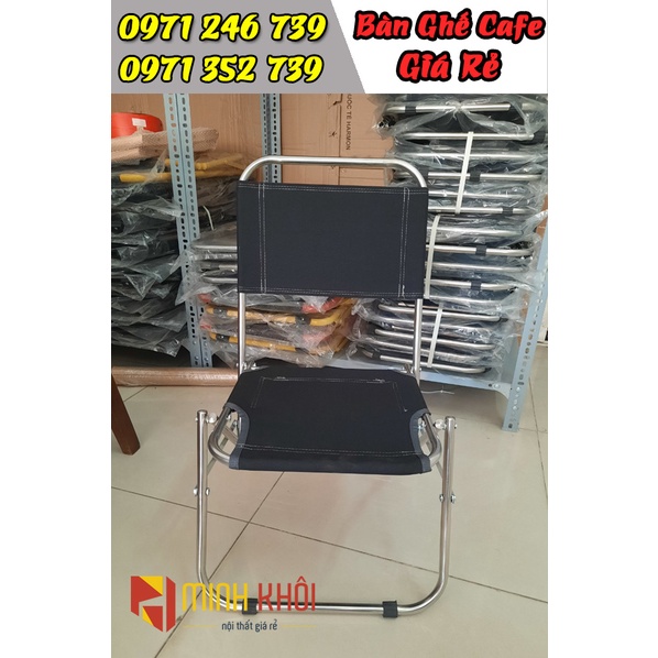 Ghế xếp cafe inox loại 1 giá rẻ