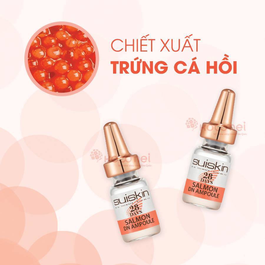 Tinh Chất Trứng Cá Hồi Suiskin Salmon DN Ampoule 28 Days