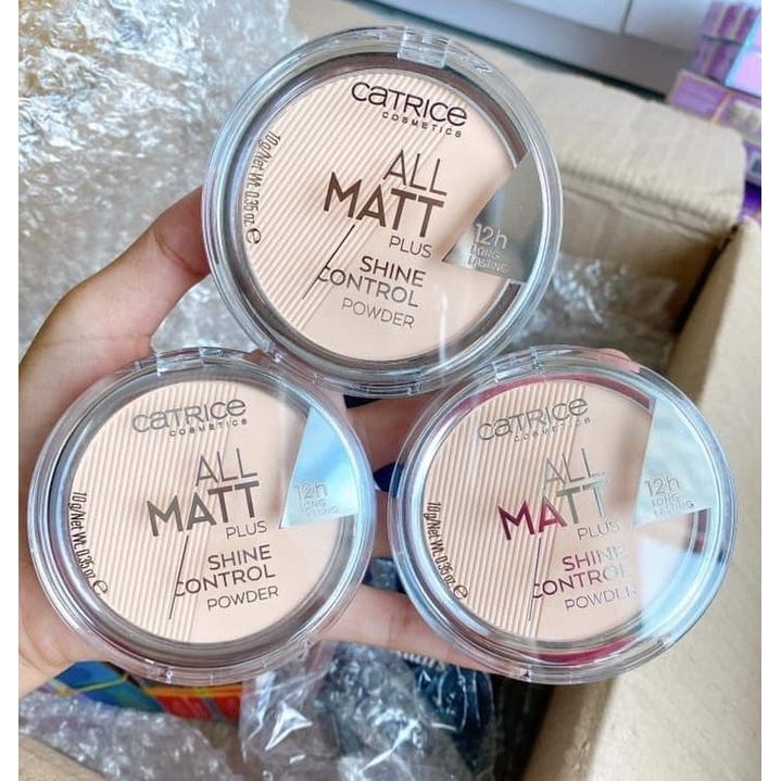 Phấn phủ kiềm dầu Catrice All Matt Plus Shine Control Powder 10g