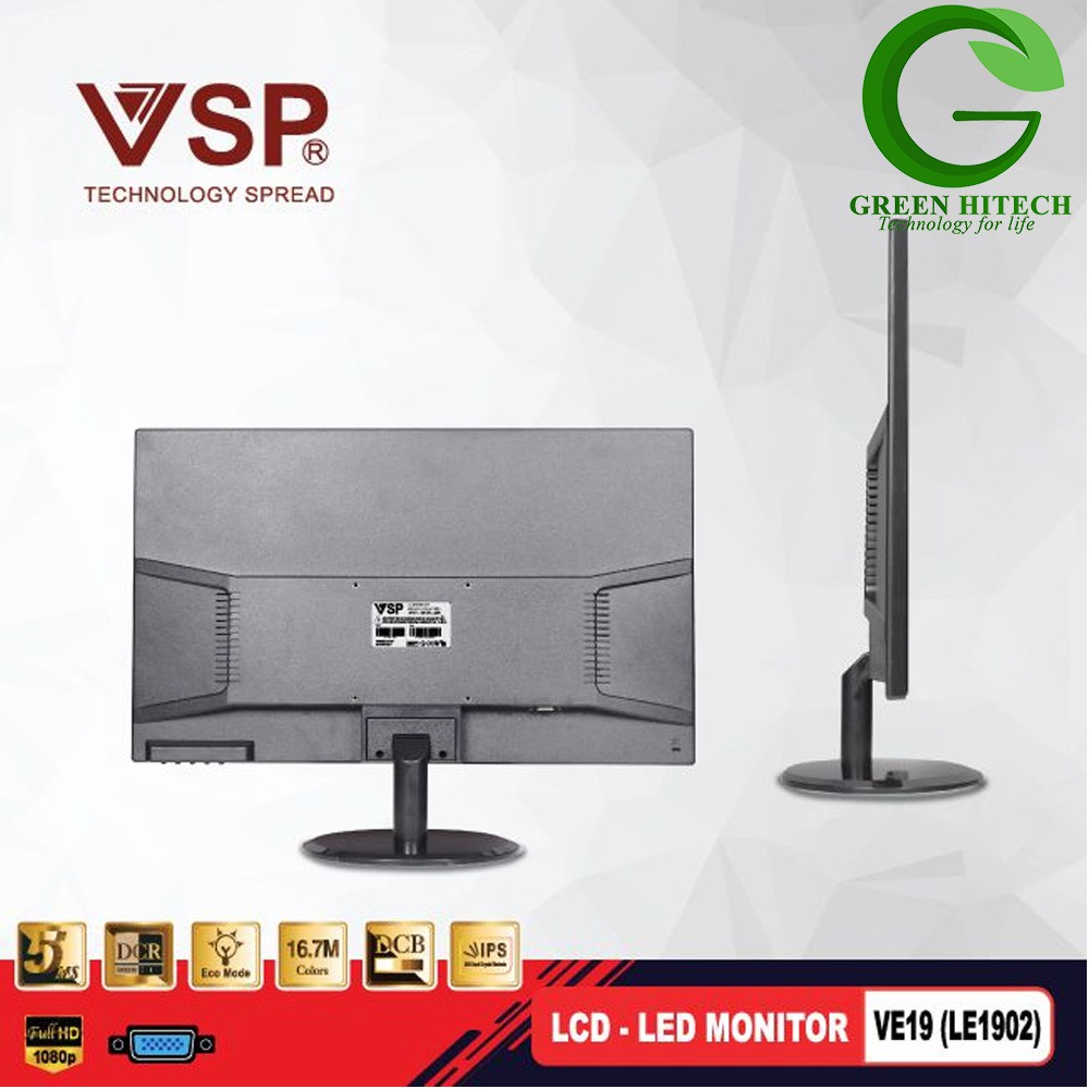 LCD LED monitor 19 inch VE19 (LE1902)- MÀN HÌNH VSP 19 INCH BẢO HÀNH 24 THÁNG | BigBuy360 - bigbuy360.vn