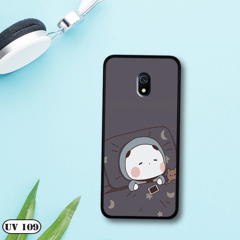 Ốp lưng điện thoại Xiaomi Redmi 8A  - lưng nhám viền dẻo