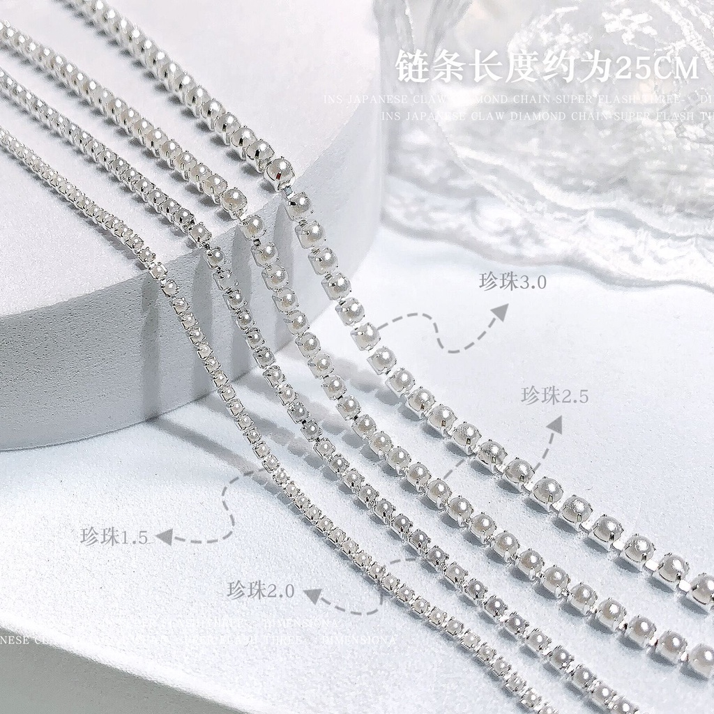 Dây XíCh ĐíNh Trang Trí MóNg Nghệ ThuậT