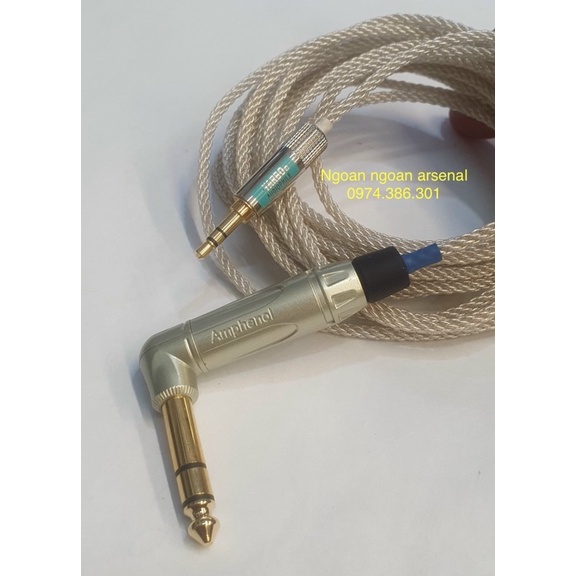 dây chuyển đổi 6 ly (6,5ly) ste sang jack 3.5. báo giá 1 dây