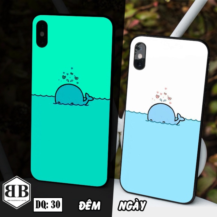 Ốp lưng kính Dạ Quang Iphone X / iphone XS / XS MAX phát sáng trong đêm đẹp mê luôn