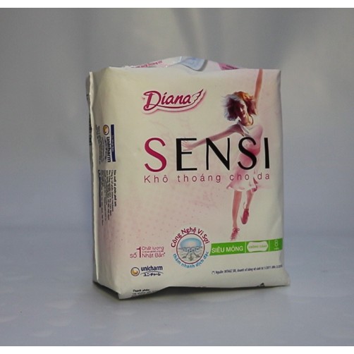 combo 5 Băng Vệ Sinh Diana Sensi (không cánh) 8m