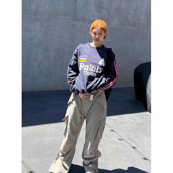 Áo sweater thể thao giống Jennie Blackpink