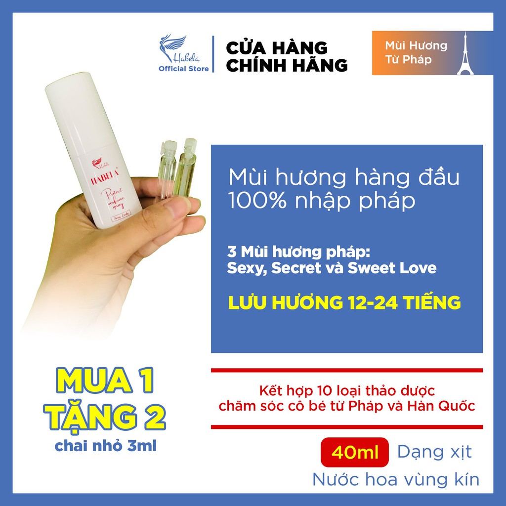 Bùa yêu Hablela_ Lưu giữ mùi thơm 12h. Đột phá Hương Liệu đến từ Pháp