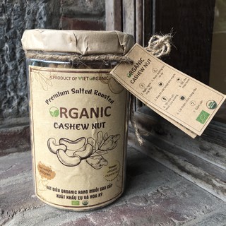 Hạt điều nhân trắng hữu cơ VietOrganic dùng làm sữa hạt, rang muối, làm bánh - Organic Cashew Nut