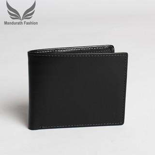 Bóp Ví Nam Da Bò Trơn Cao Cấp Dáng Ngang MANDURATH Bảo hành 12 tháng