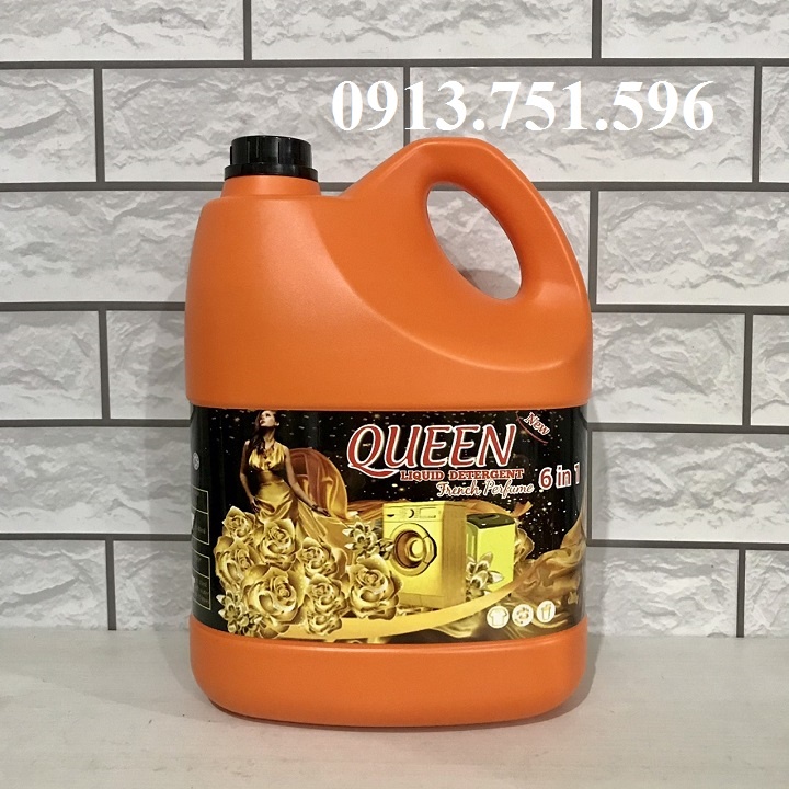 &lt; Có quà tặng&gt; Nước giặt đậm đặc Hương nước hoa Pháp QEEN 5000ml Thái Lan