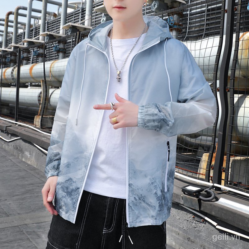 Áo khoác chống nắng siêu mỏng thoáng khí bảo vệ khỏi tia UV khi đi câu cá dành cho nam và nữ