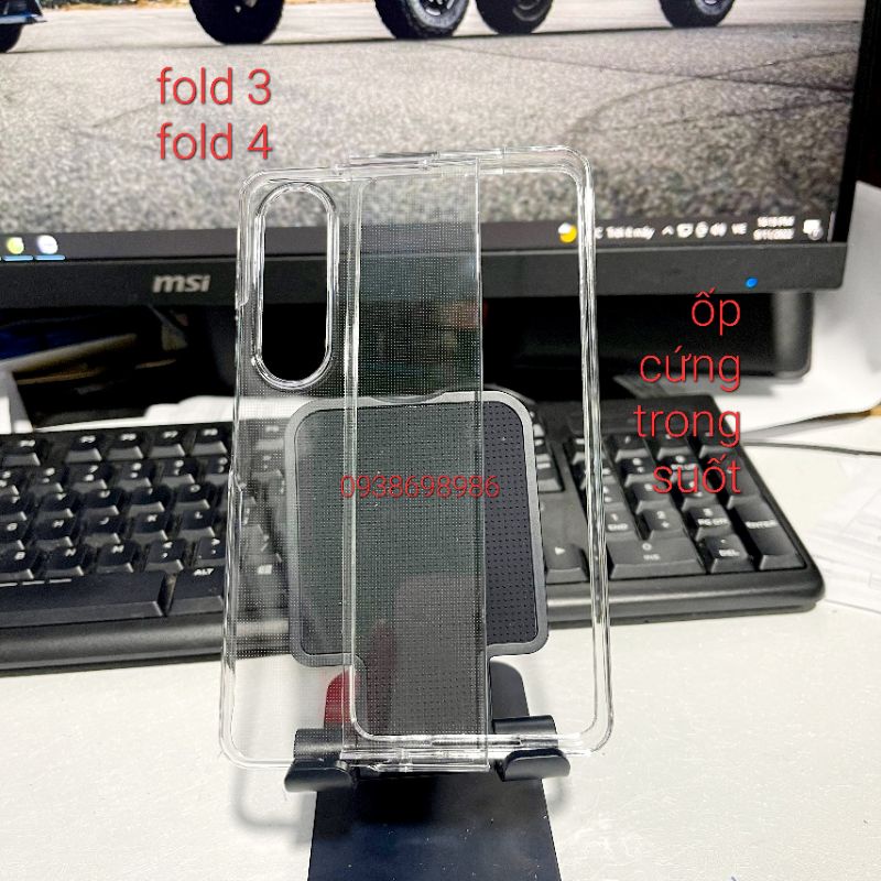Samsung Z Fold 4 / Z FLIP 3 5G / Z FLIP / Z FOLD 2  _ Ốp lưng nhựa PC ( Nhựa cứng ) trong suốt, bảo vệ toàn diện