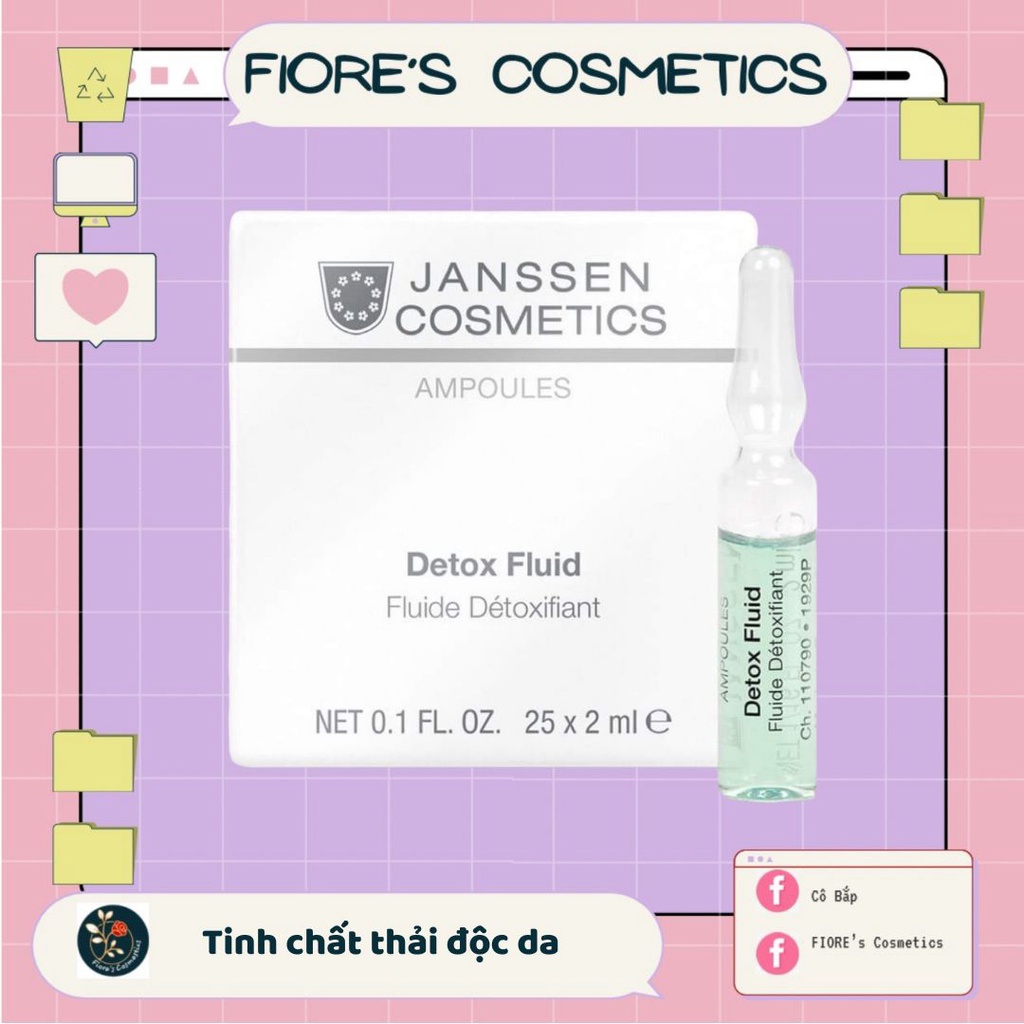 Tinh chất Janssen Detox Fluid gi.ải đ.ộc cho da