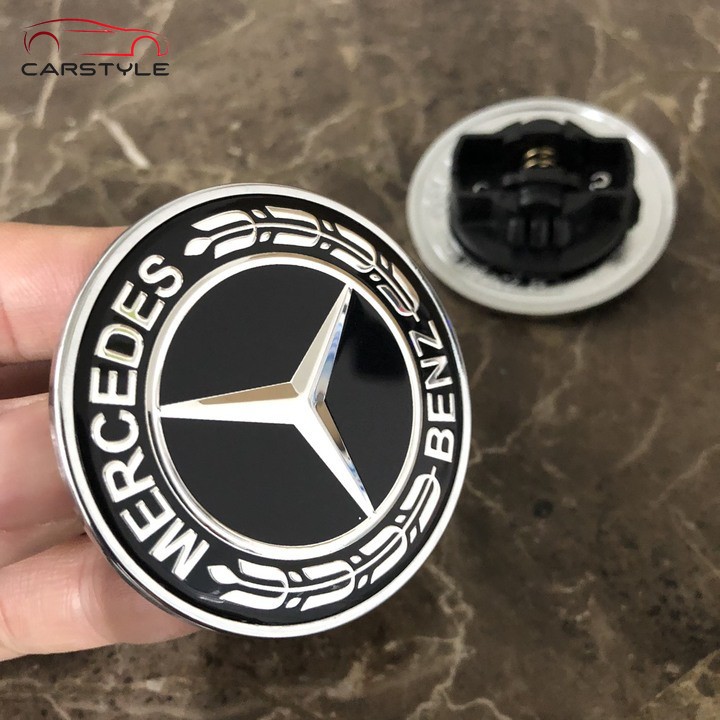 Logo nắp capo đầu xe ô tô Mercedes W204 BENZ GLC CLA C200 C300 C260 C43 C63 W205 W212 W213