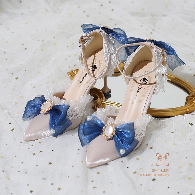 GIÀY CAO GÓT MŨI NHỌN LOLITA  4595