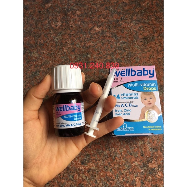 Vitamin tổng hợp Wellbaby Drop