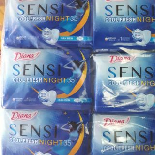 Lốc 6 gói Diana Sensi cool fresh 35cm